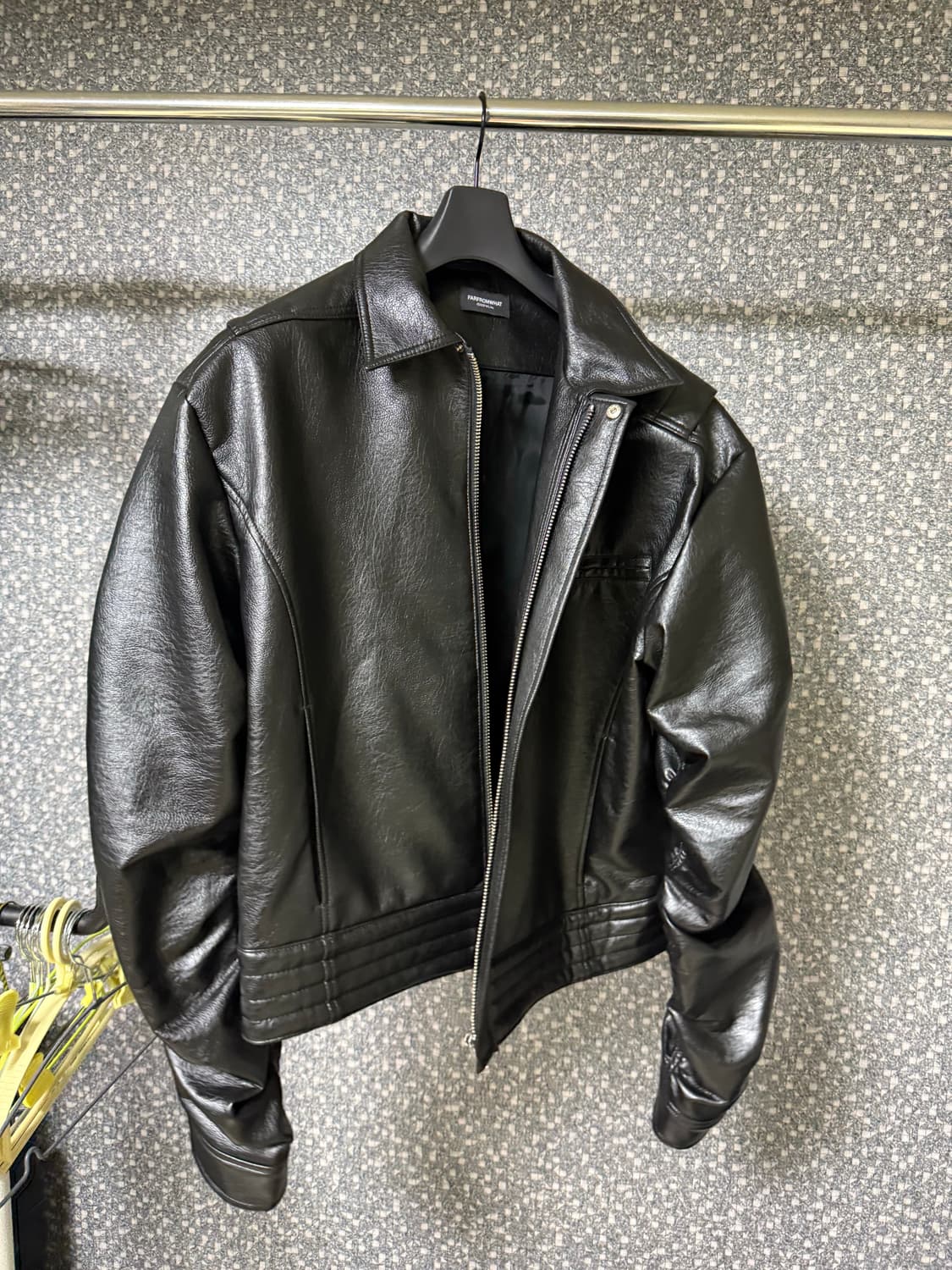 파프롬왓 퍼커링 레더자켓 2사이즈 상품이미지4