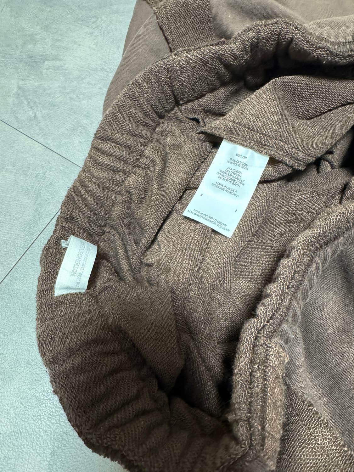 Nothing everything WIDE LEG SWEAT PANTS 상품이미지2