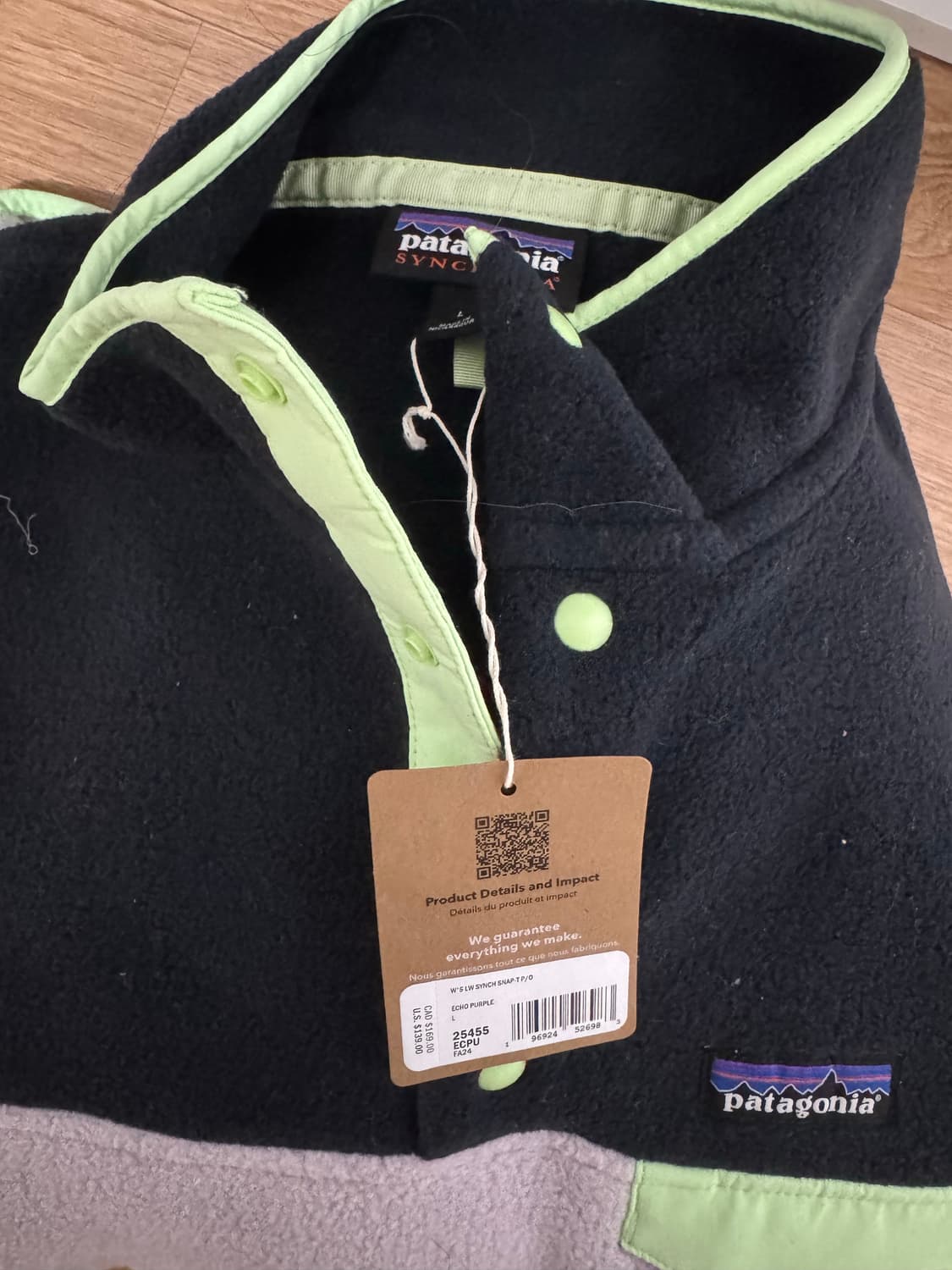 파타고니아 신칠라 에코 퍼플 상품이미지3