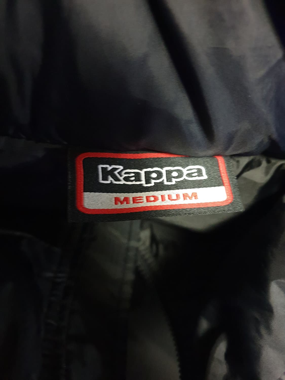 카파 구스다운 실리콘로고 패딩조끼 블랙 (M) 상품이미지4