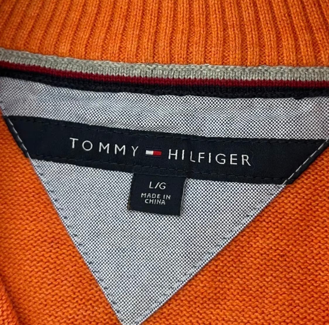 타미힐피거 반집업 코튼 니트 상품이미지3