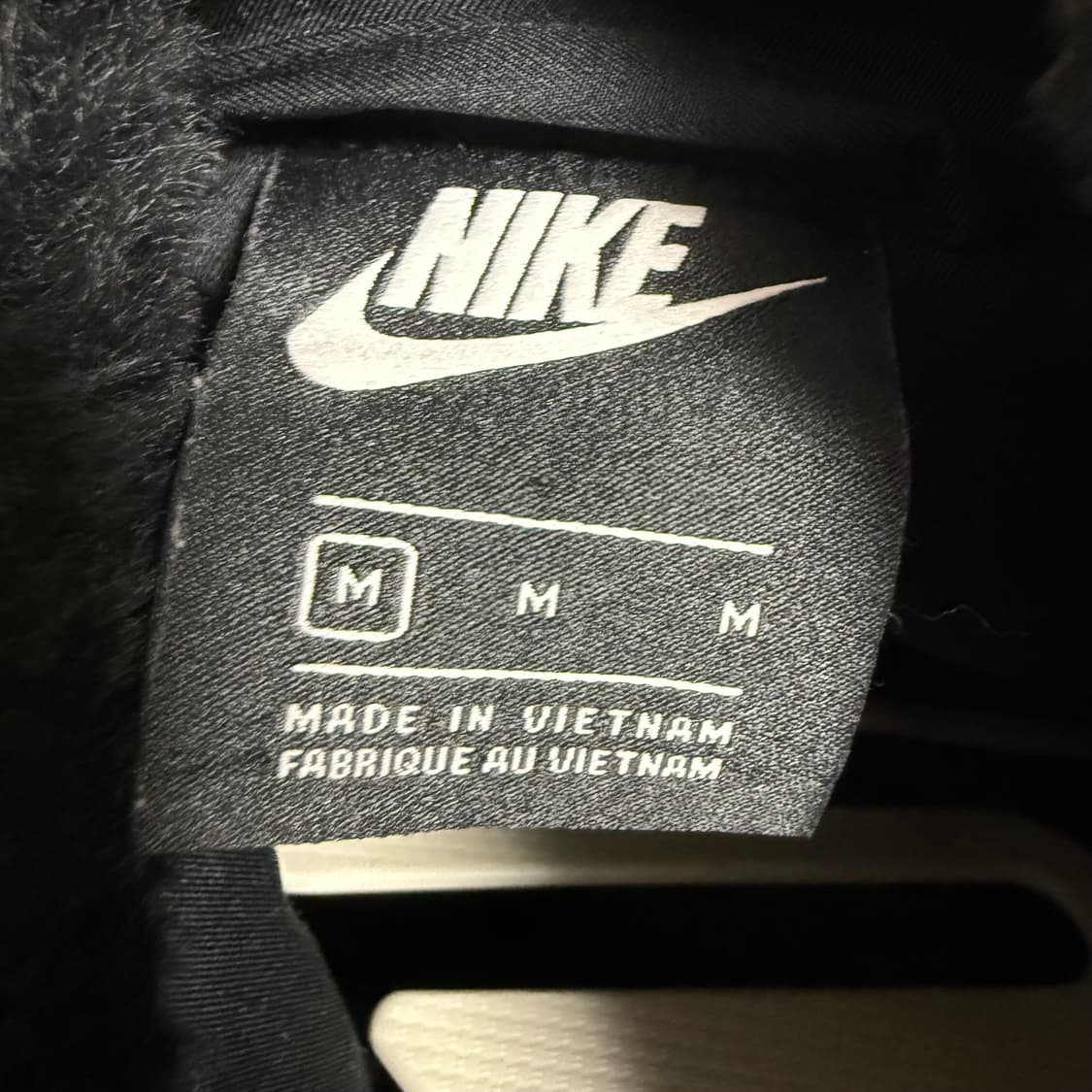 나이키 빅스우시 퍼자켓 블랙 우먼스 M 상품이미지3