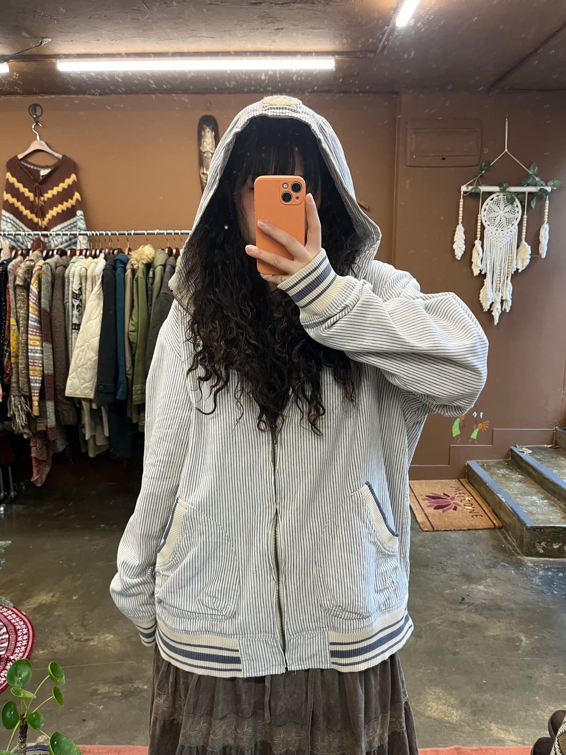 drugstores 스트라이프 후드집업 상품이미지10