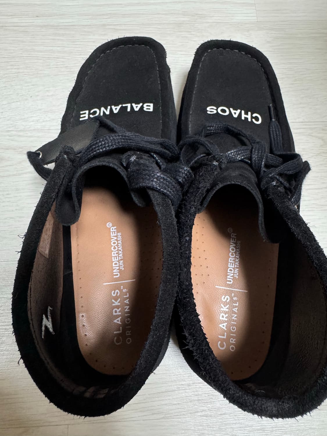 클락스 x 언더커버 왈라비 부츠 블랙 UK8.5 265 상품이미지6