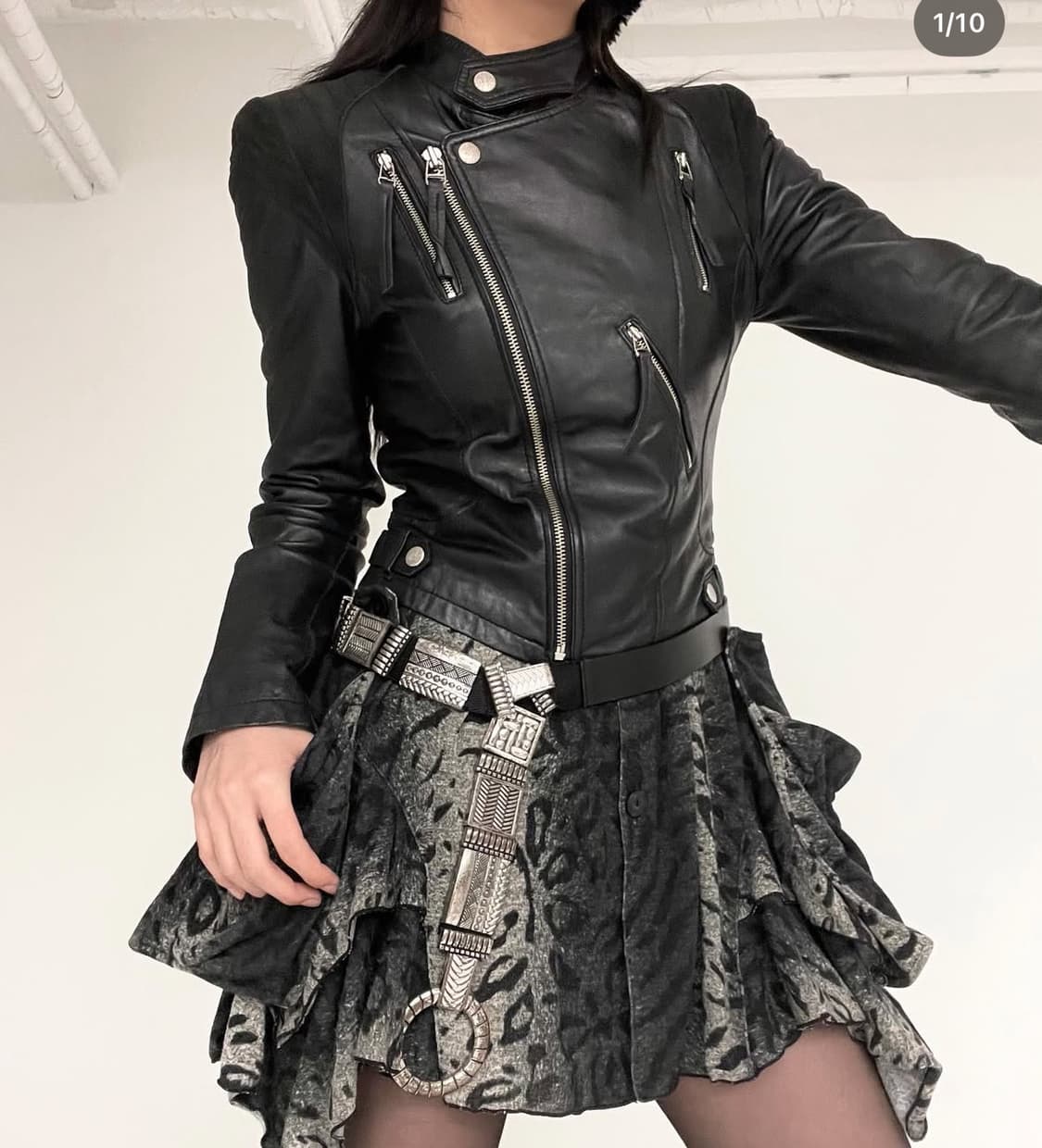 vintage reather jacket 빈티지 레더 자켓 상품이미지1