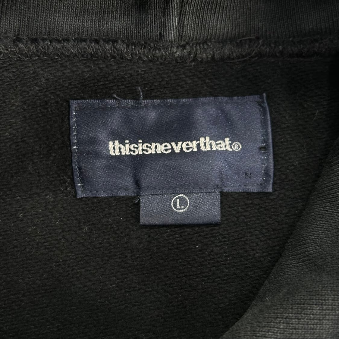 Thisisneverthat 디스이즈네버뎃 블랙 후드티 상품이미지5