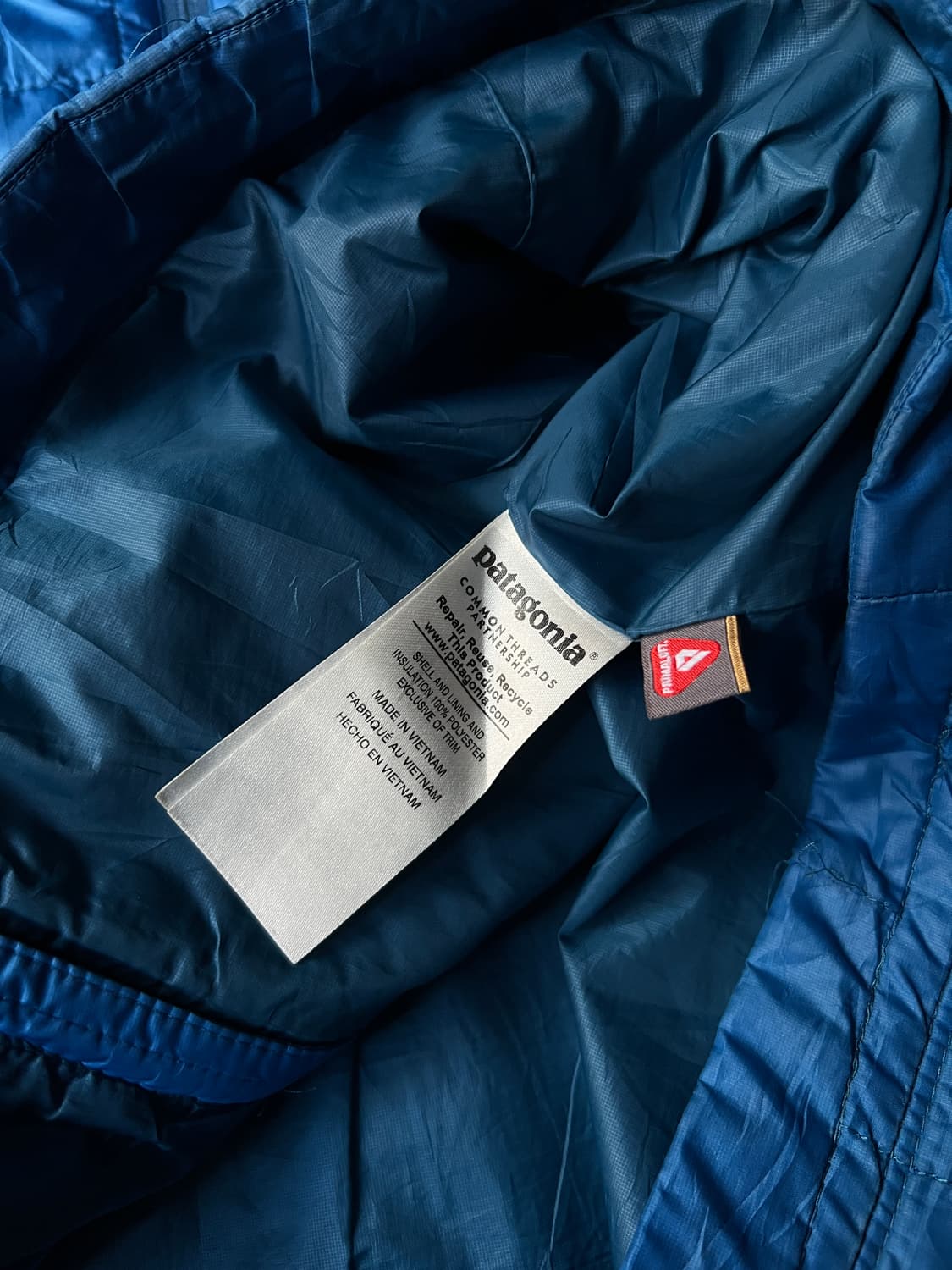 [L]파타고니아 블루 경량 패딩 상품이미지7