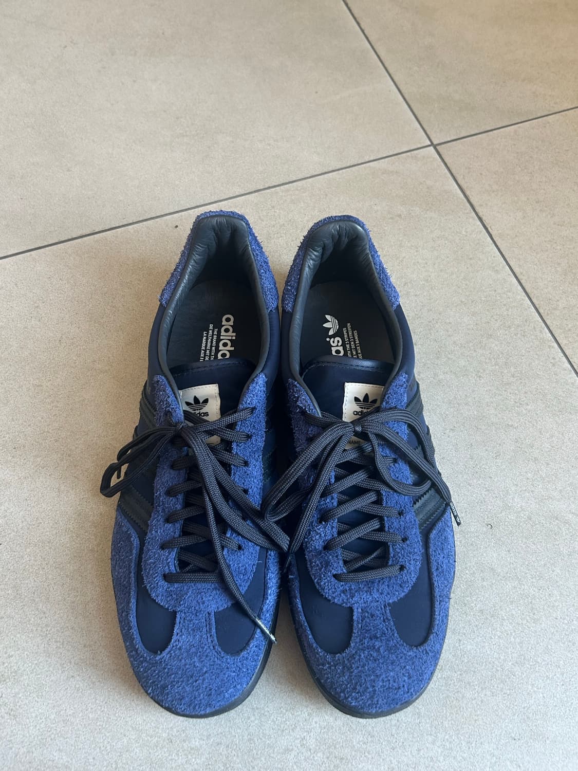 아디다스 x 히카리 시바타 가젤 인도어 나이트 인디고 나이트 그레이 상품이미지2