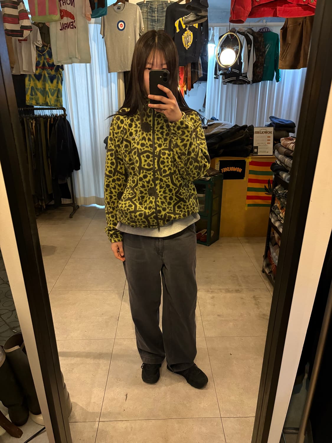 콜롬비아 패턴 후리스 상품이미지10