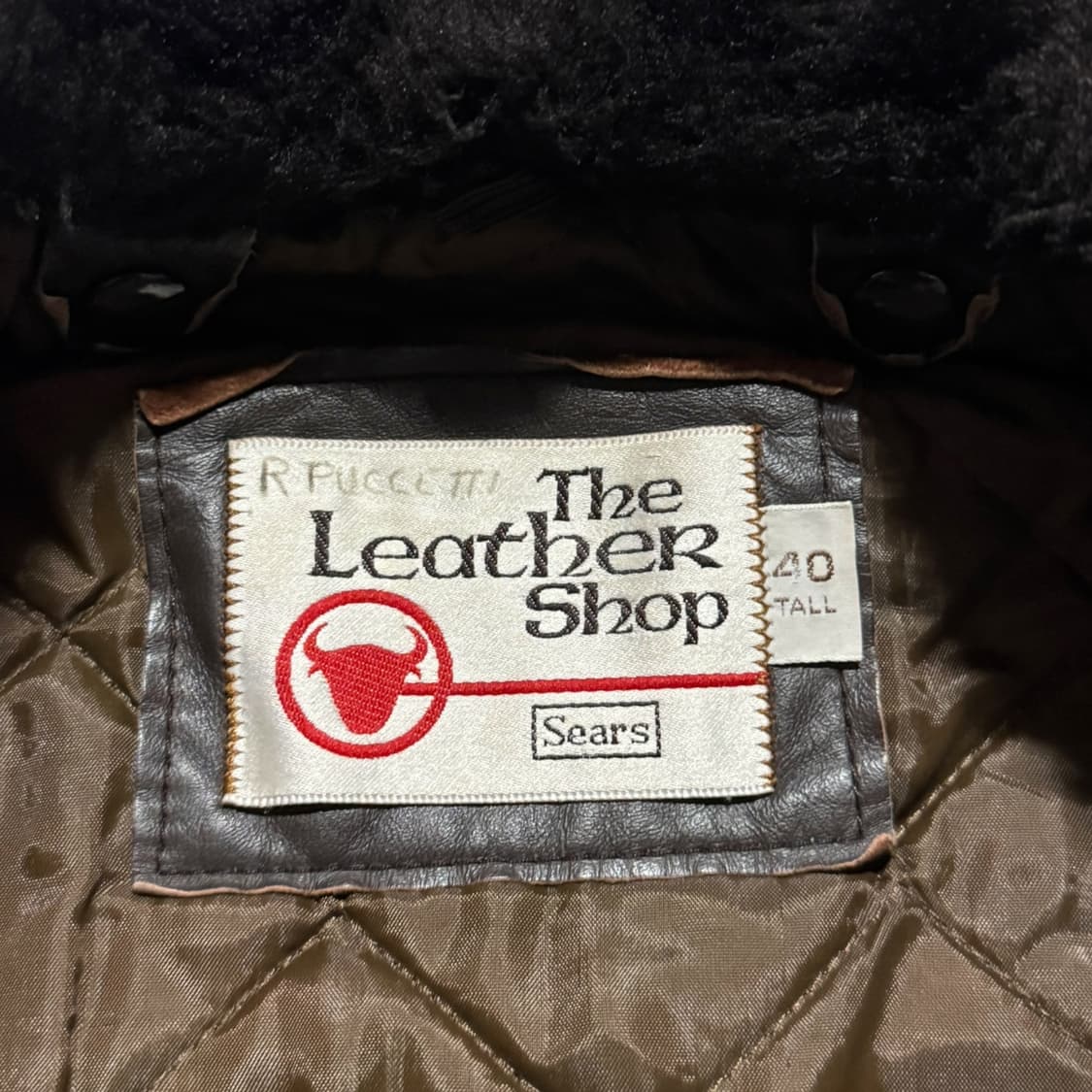 70s USA 시어스 G-1 타입 플라이트 레더 자켓 40 상품이미지5