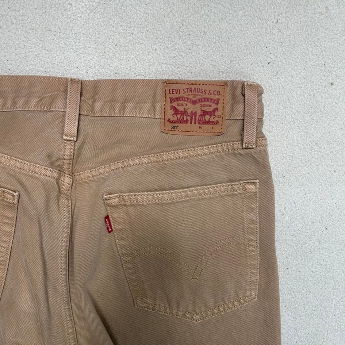 리바이스 501 베이지 버튼플라이 팬츠 2 상품이미지5