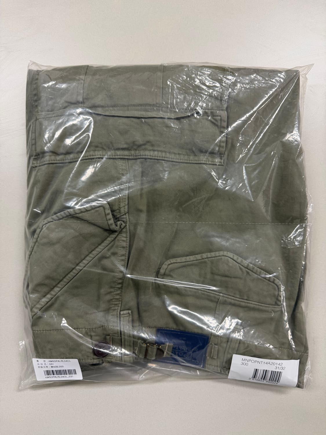 폴로 랄프로렌 25fw 빅카고 팬츠 올리브그린 31/32 rrl 상품이미지2