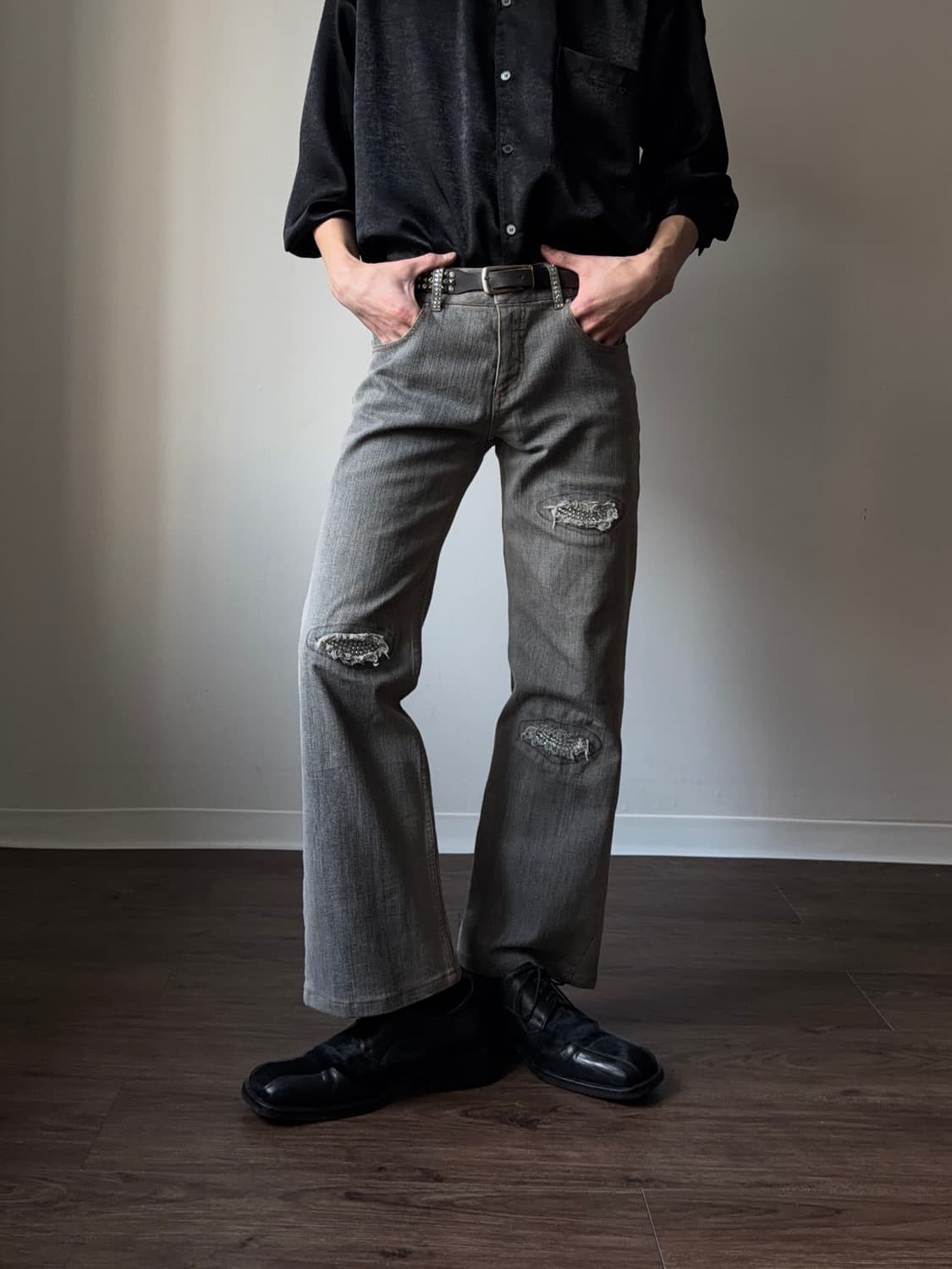 Dual View 비즈 리페어 슬림 플레어 진 상품이미지3