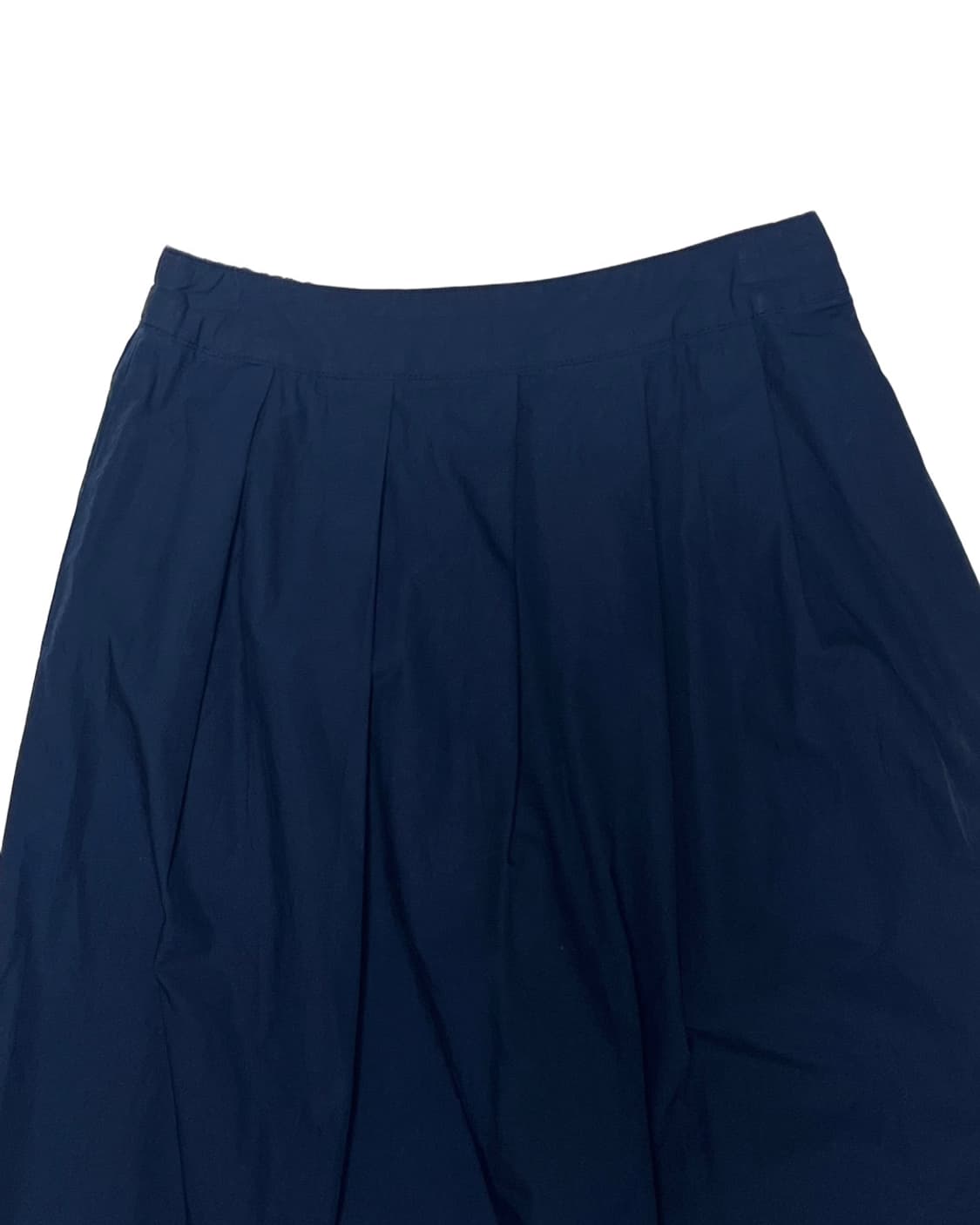 Navy pin tuck banding skirt 상품이미지3