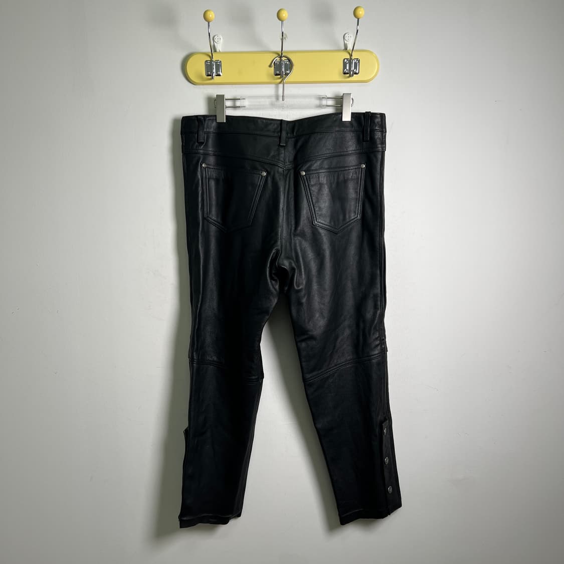 할리데이비슨 풀 사이드 집 레더 오버 팬츠 36 상품이미지2