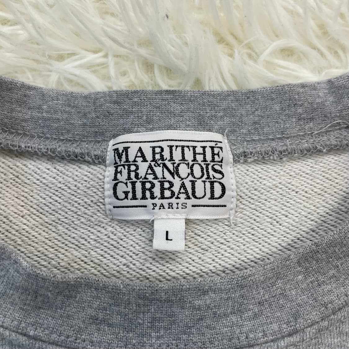 마리떼프랑소와저버 스펠 로고 맨투맨 그레이 상품이미지4