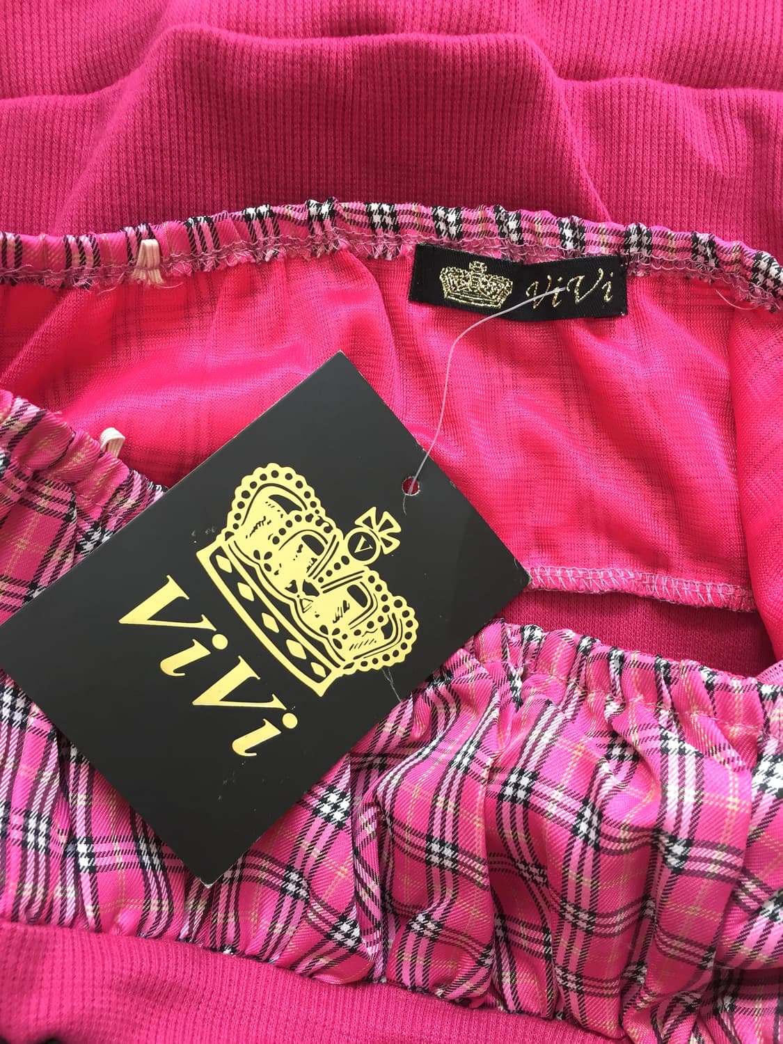 VIVI Wide Belt Tube TopP Pink Dress 상품이미지6