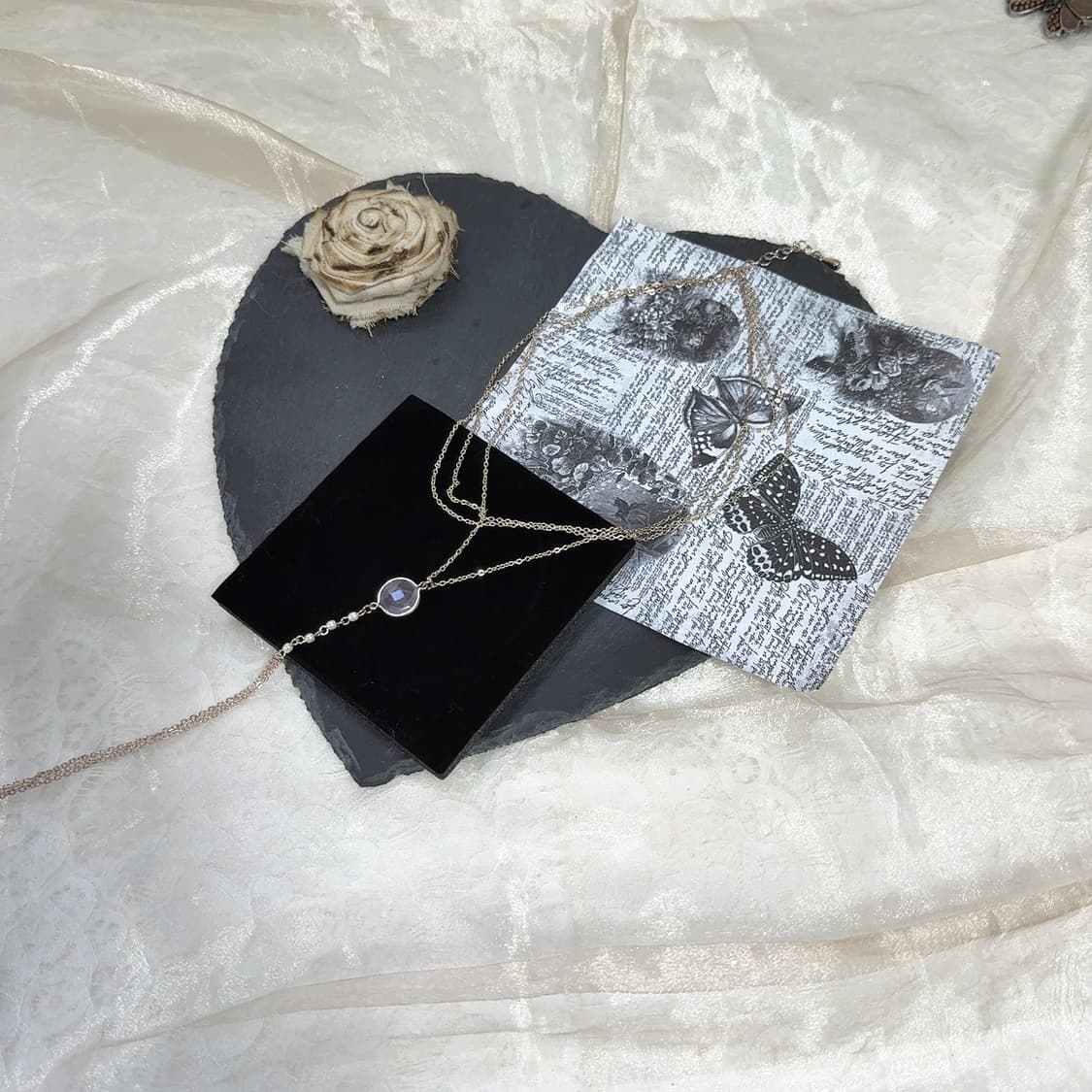 빈티지 레이어드 오리엔탈 태슬 목걸이 상품이미지2