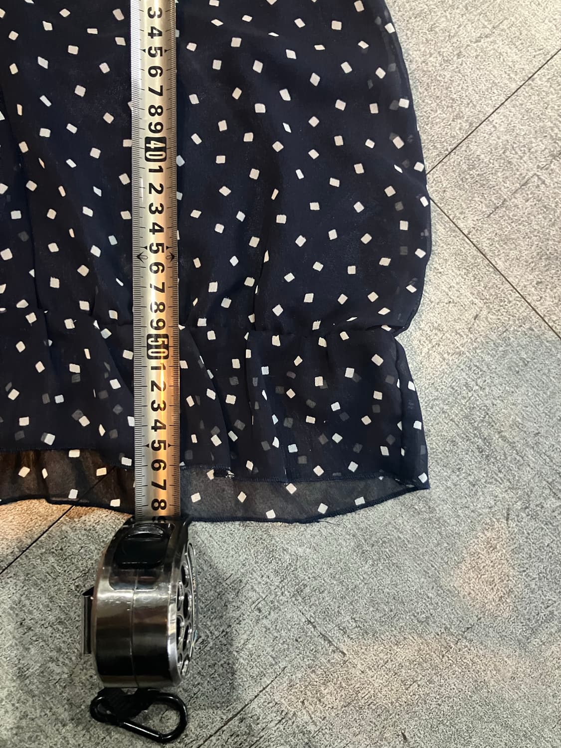 일본빈티지 Soup 핀터깔 달천깔페어리 프린세스 리본도트블라우스 상품이미지3