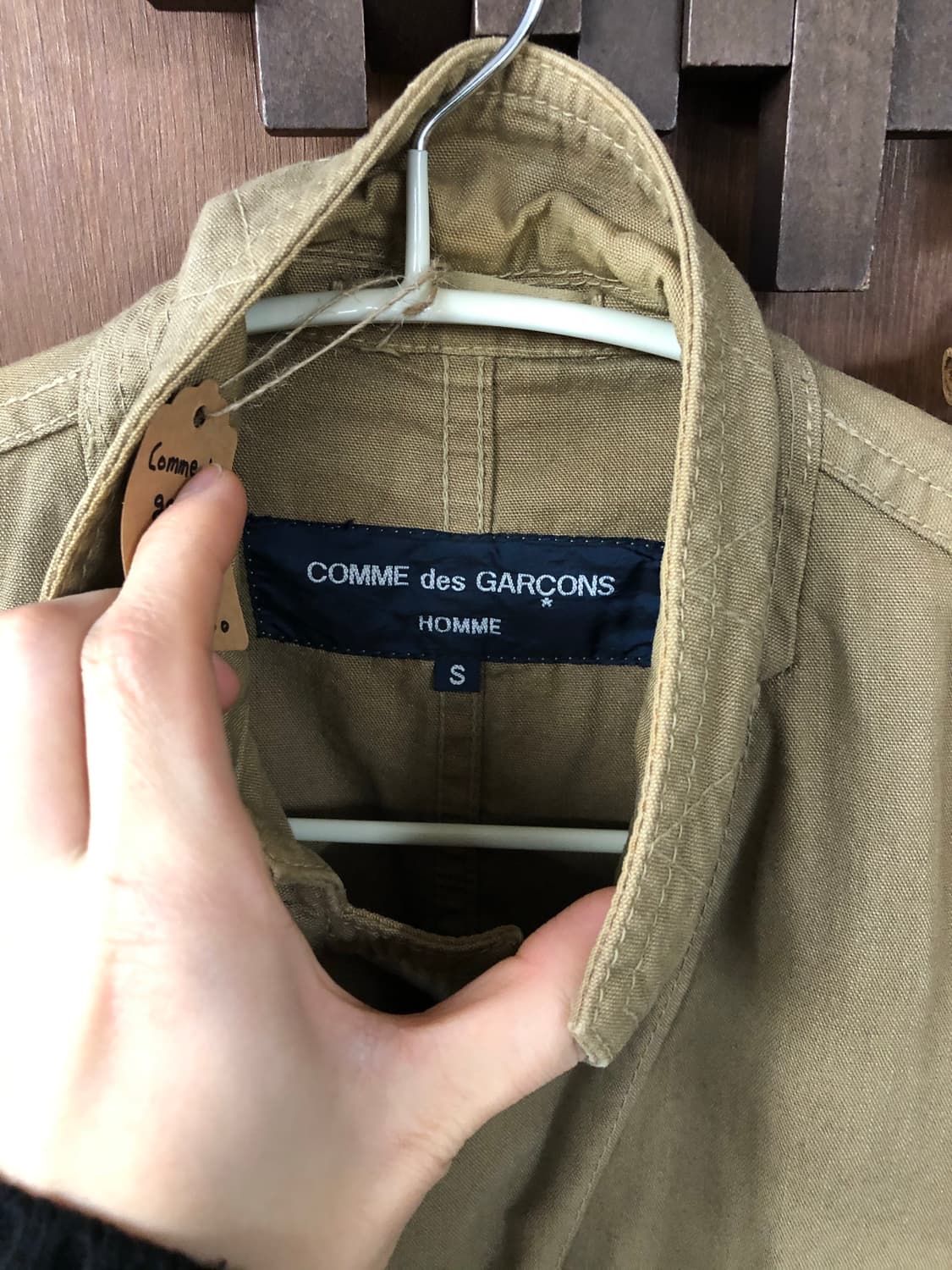 Comme des garcons homme 스탠드카라 블레이저 s 상품이미지2