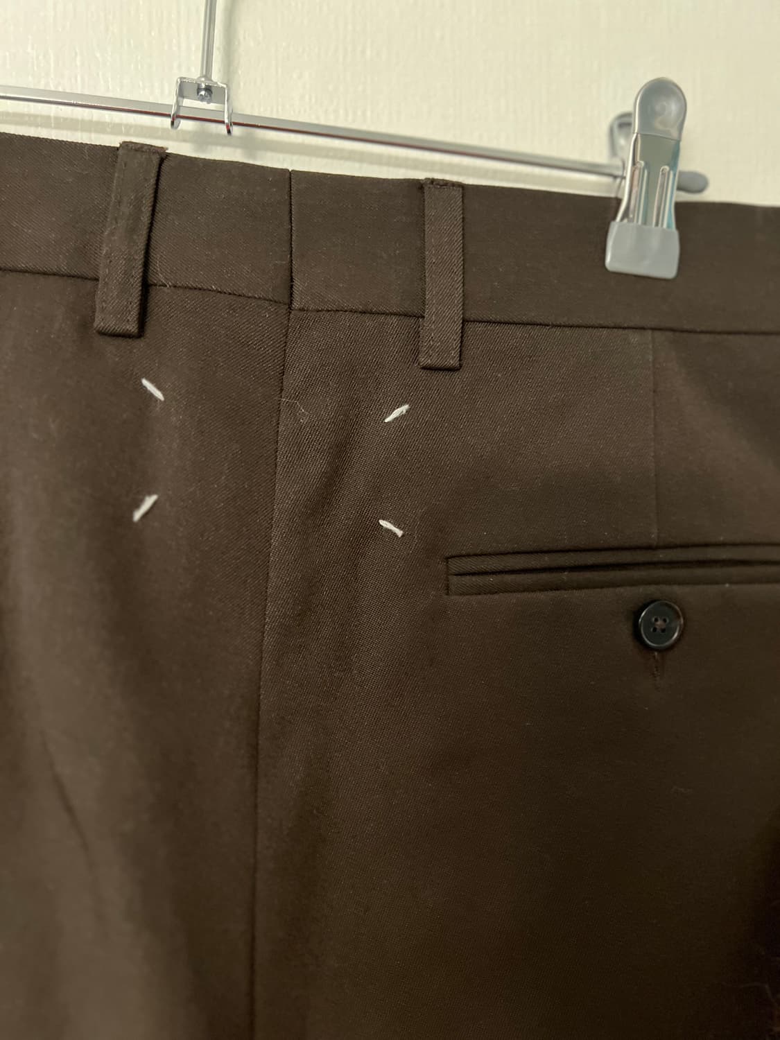 마르지엘라 브라운 팬츠 (와이드핏) 상품이미지7