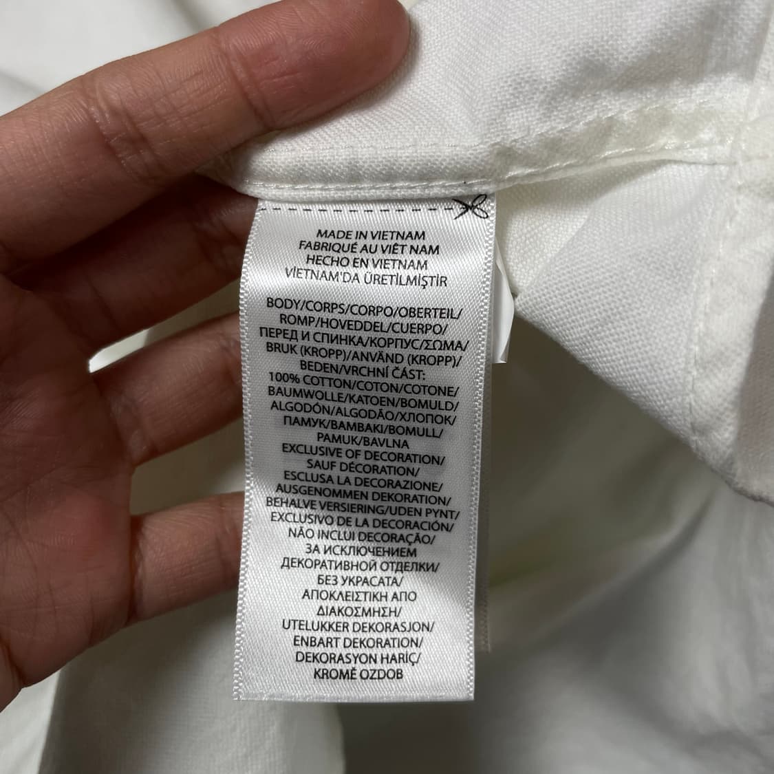 폴로랄프로렌 화이트 옥스포드 긴팔 셔츠 L(14-16) 상품이미지5