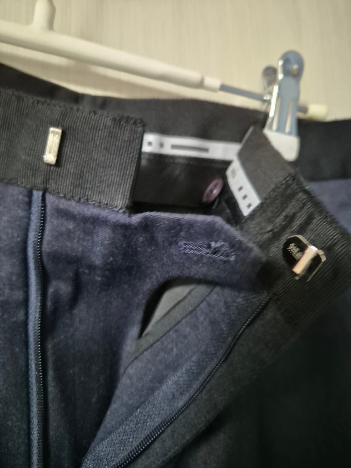 SIEG 네이비 다크 남성 정장 바지 상품이미지3