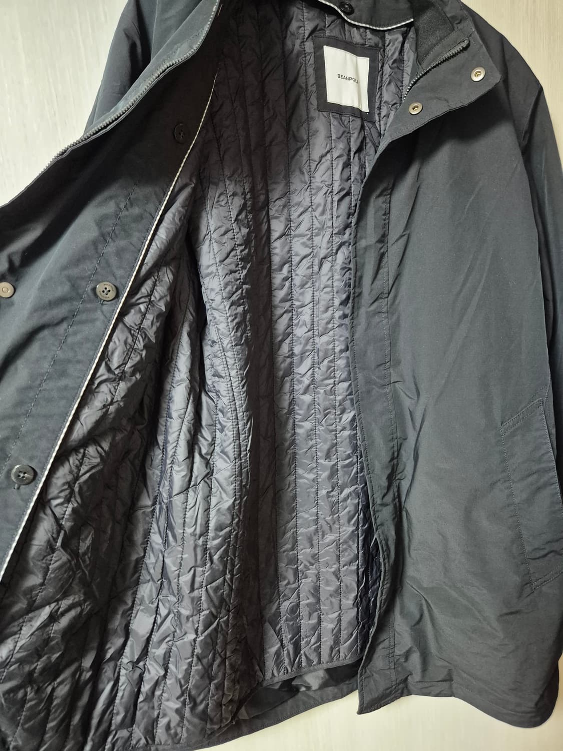 (22년) 빈폴 로버 패딩 라이너 카코트 하이넥 패딩코트 S 남성 상품이미지8