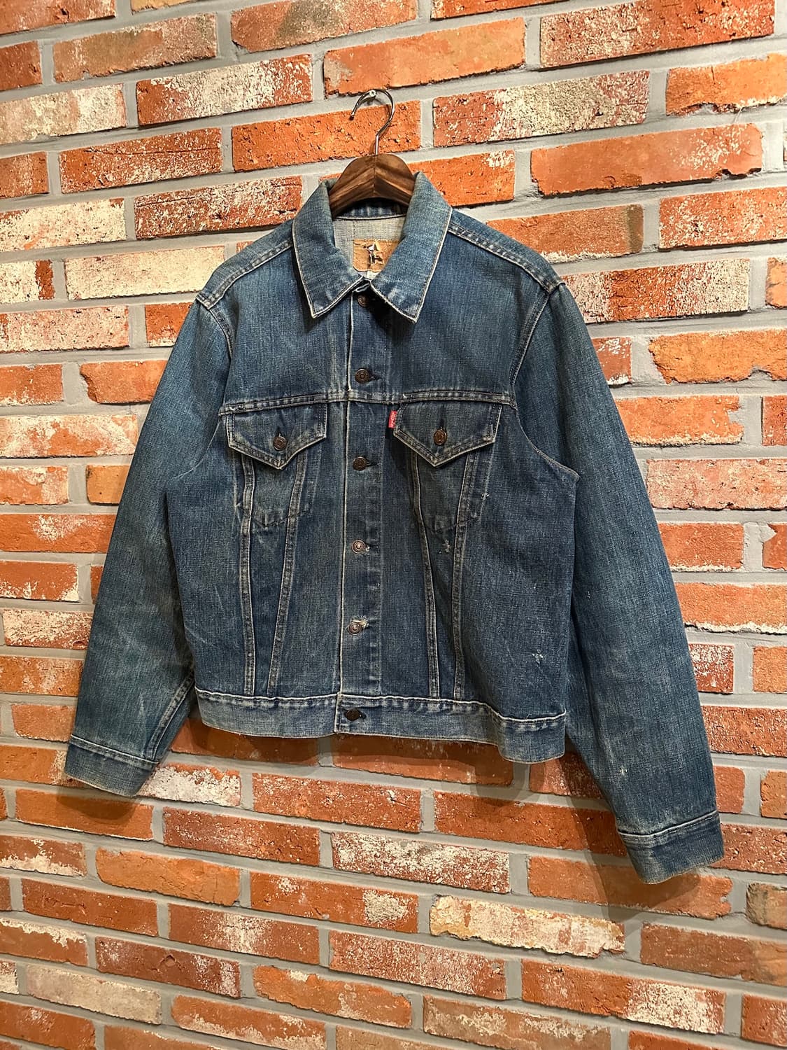 70s USA 빈티지 리바이스 70505 3세대 데님 트러커 자켓 상품이미지2