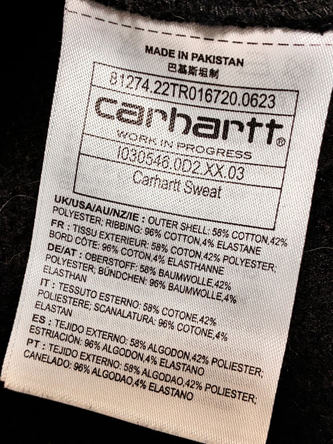 칼하트WIP 맨투맨 스웨이트셔츠 상품이미지3