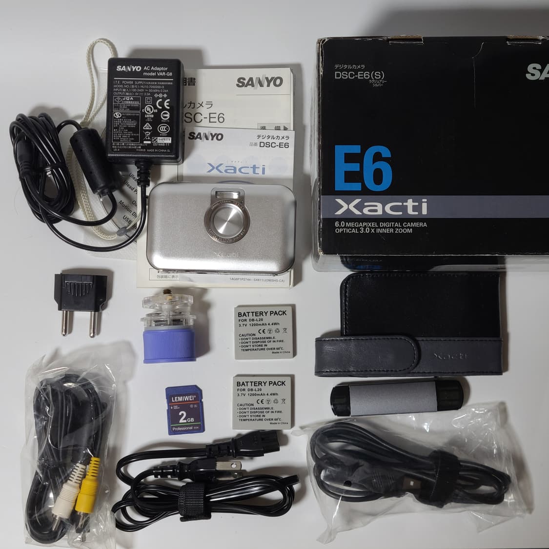 산요 작티 DSC-E6 빈티지 디카 디지털 카메라 상품이미지2