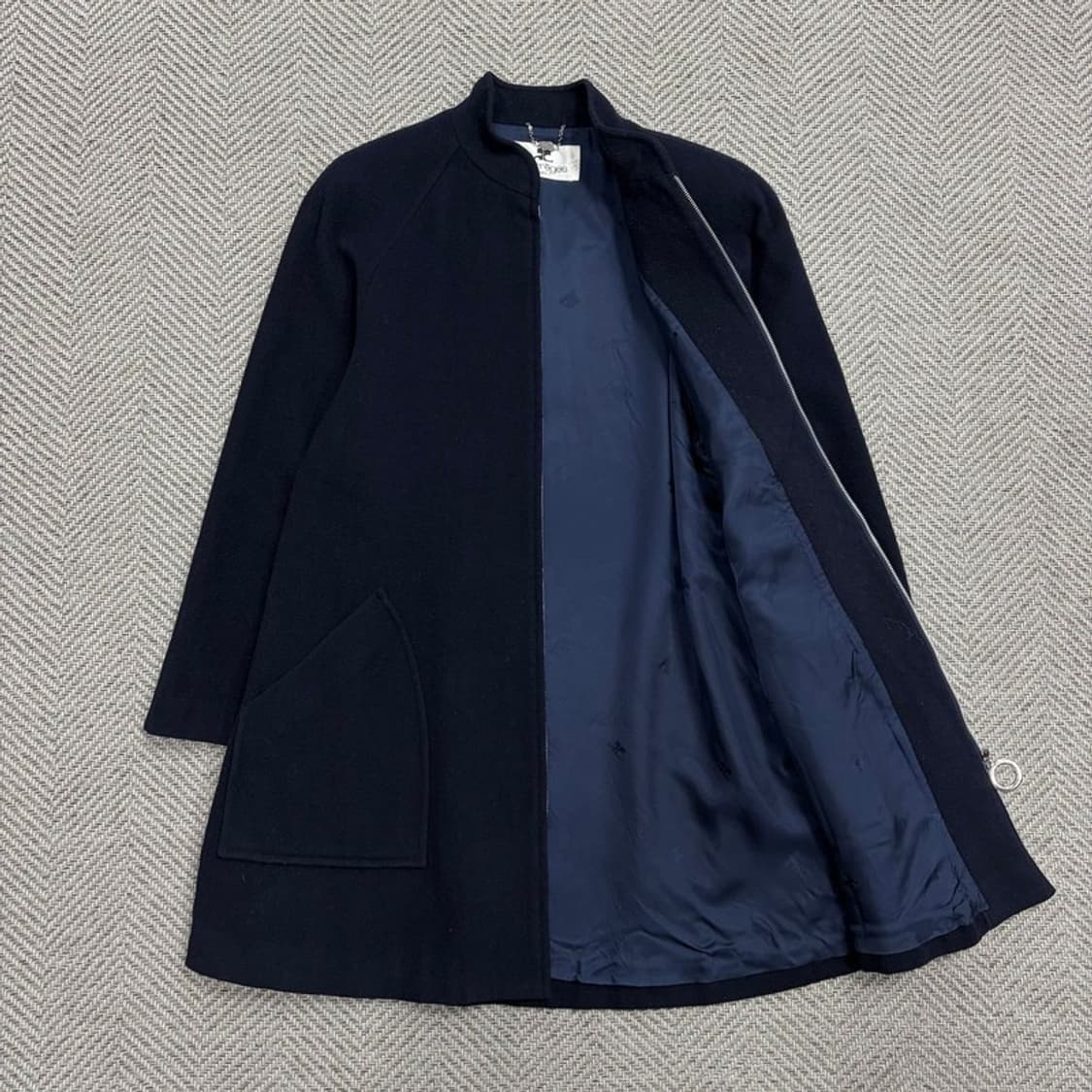 꾸레쥬 레글런 울 집업 코트 v1531 상품이미지5