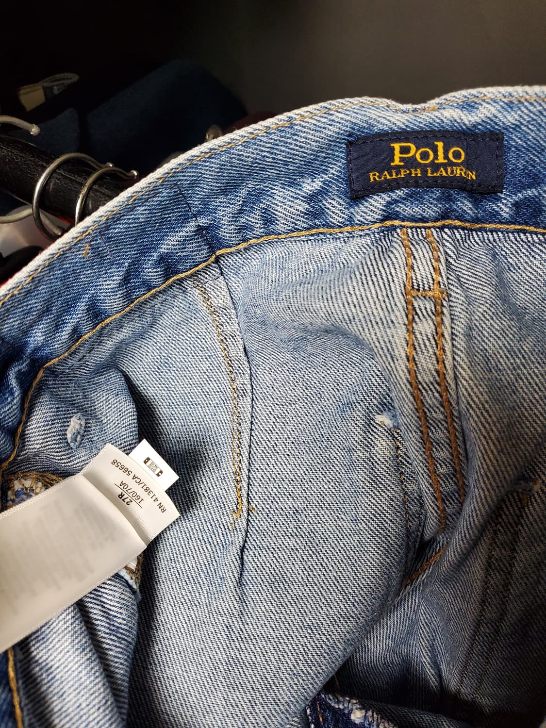 폴로 테이퍼드데님팬츠 상품이미지5