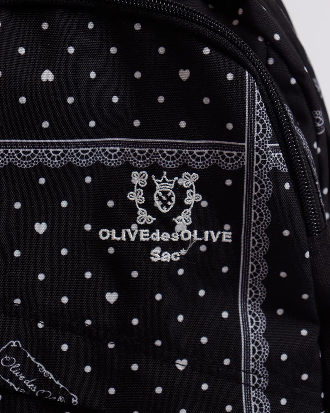 [OLIVE des OLIVE] 도트 & 레이스 패턴 백팩 상품이미지3
