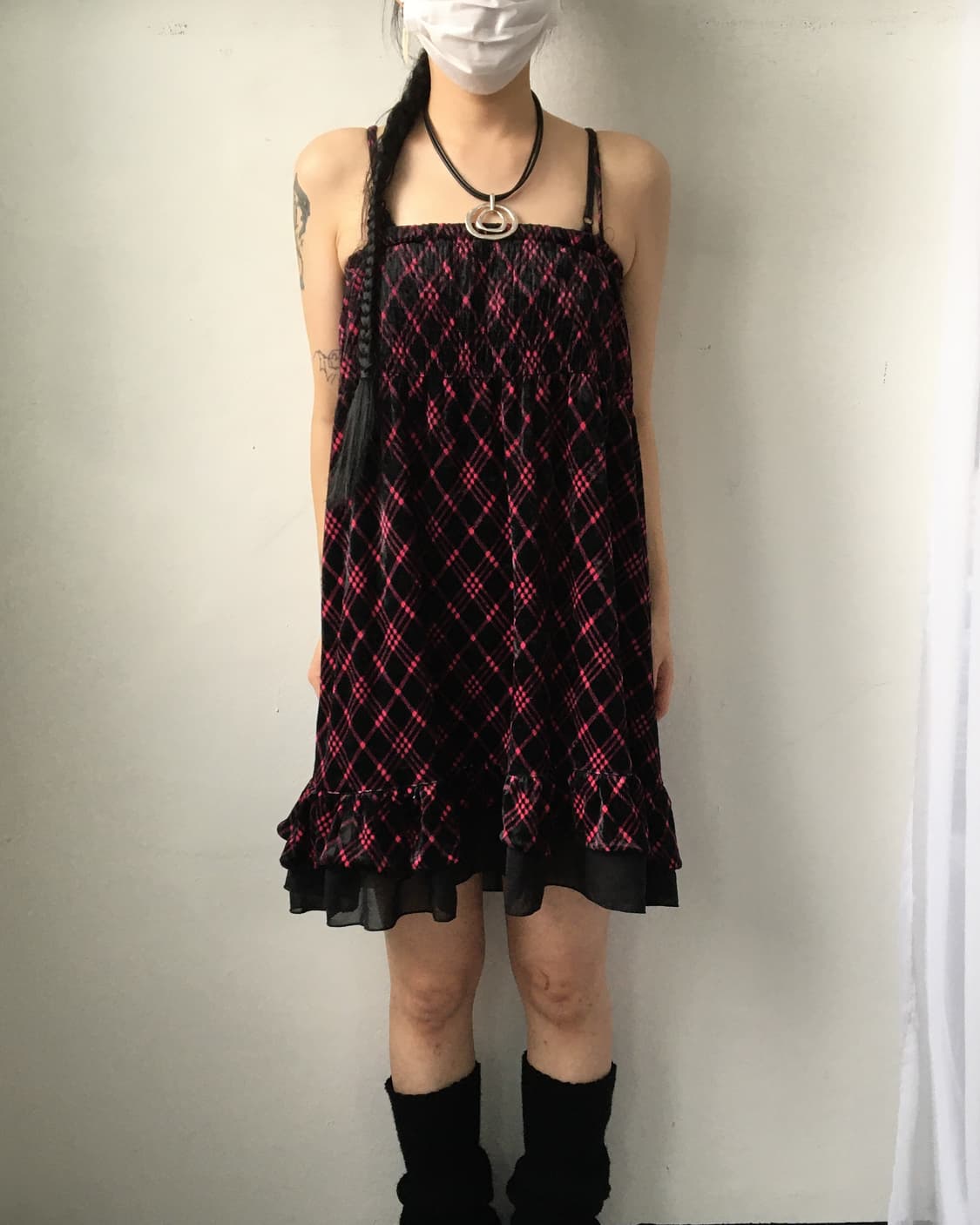 Check pattern onepiece 상품이미지1