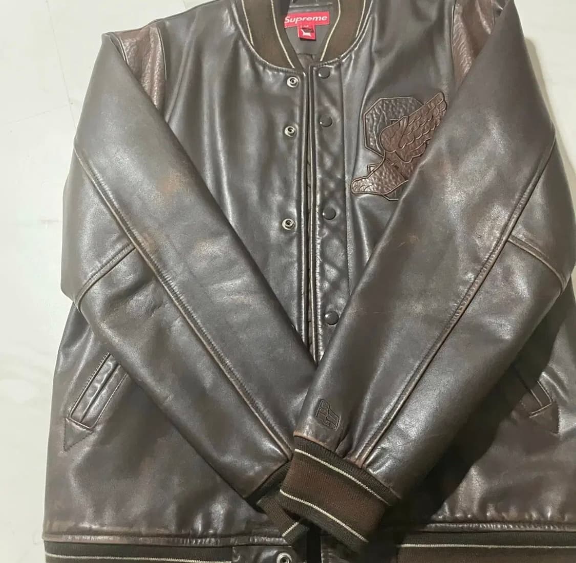 슈프림 스타장 가죽자켓 M 상품이미지8