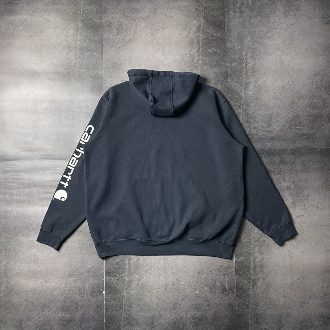 CARHARTT 칼하트 빈티지 네이비 기모 후드티 A00855 상품이미지6