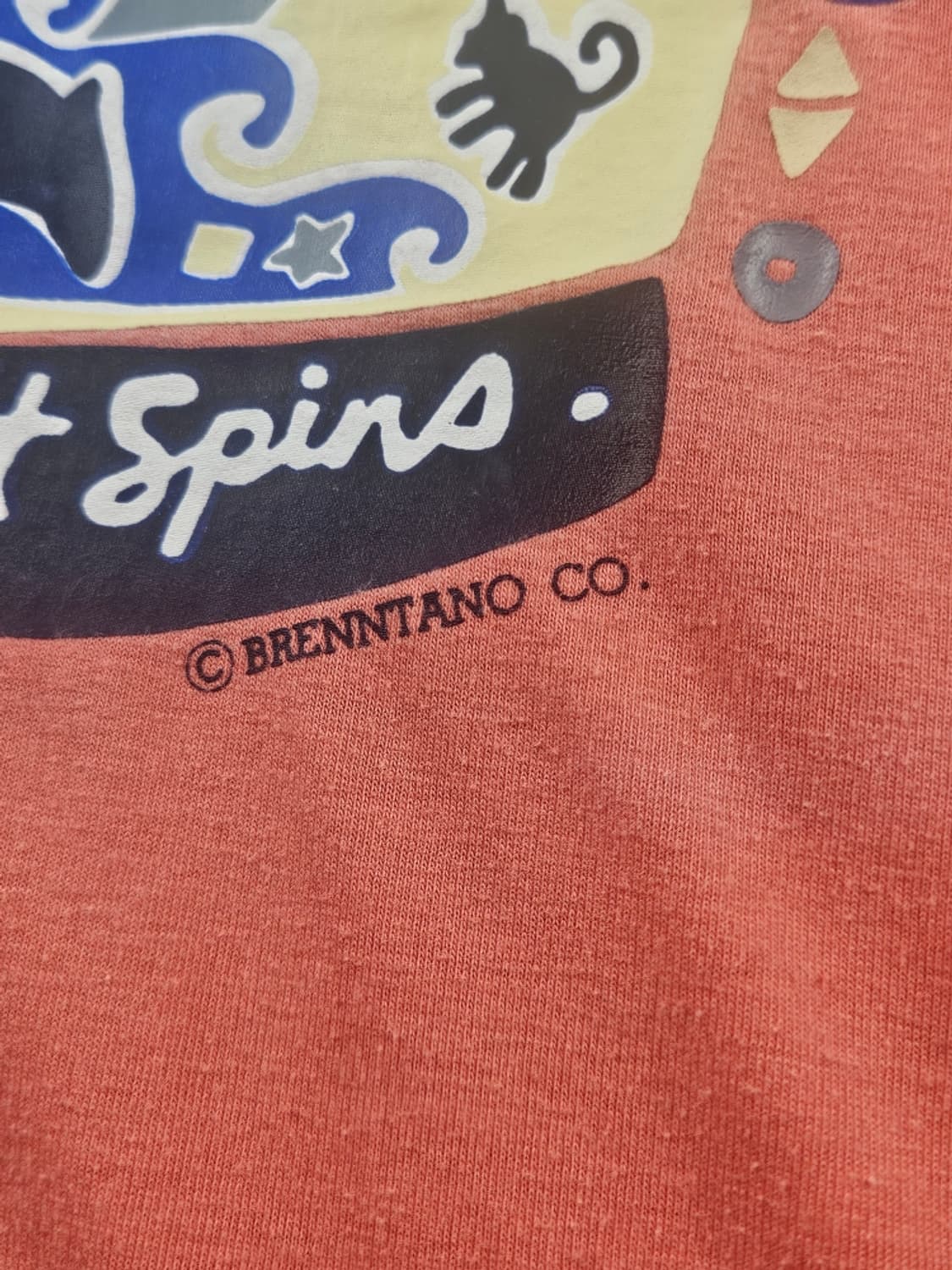 브렌따노 다잉워시드 커스텀 싱글스티치 반팔 티셔츠 (S추정)/11374 상품이미지5