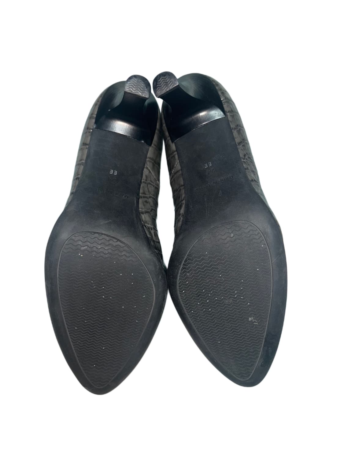 빈티지 악어 엠보싱 패턴 펌프스 상품이미지4