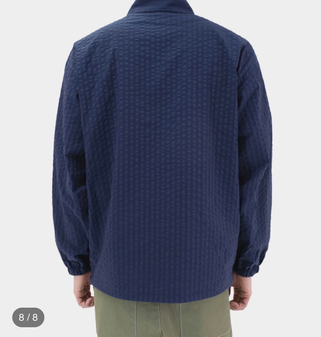 [2] 홈리(homly) 시어서커 자켓 집업 네이비 상품이미지3