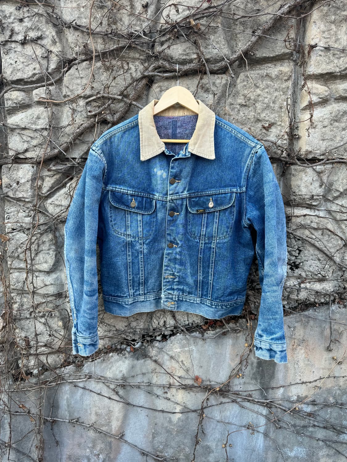 70~80s lee 빈티지 스톰라이더 블랭킷 안감 데님 트러커 자켓 상품이미지1