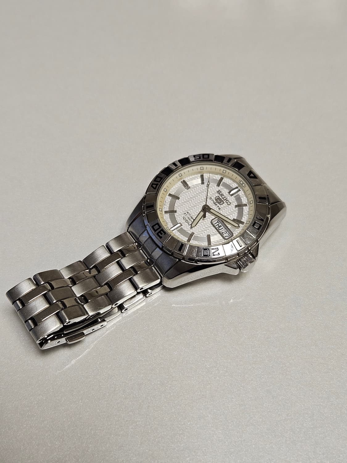 세이코5 스포츠 오토매틱 메탈 시계 상품이미지3