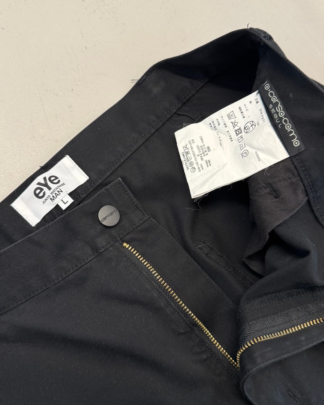 칼하트wip x 준야와타나베 워크 팬츠 상품이미지5