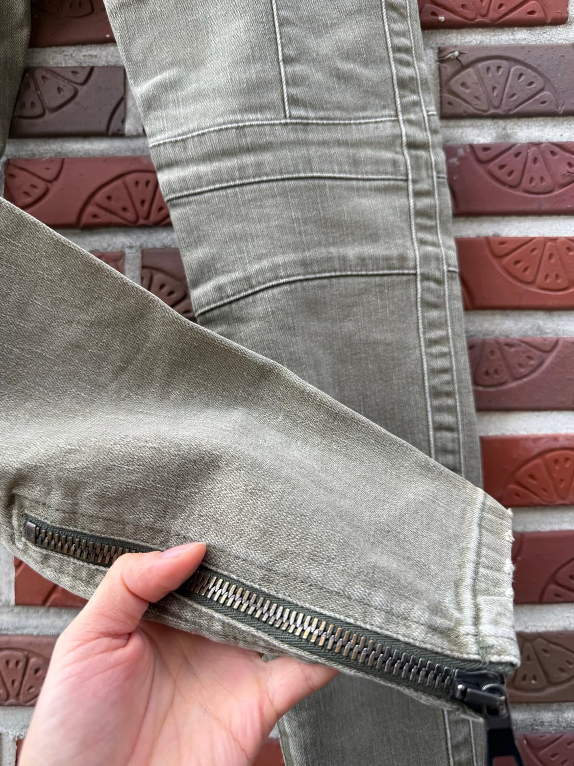 발망 BALMAIN 바이커진 카키 (26) 상품이미지8