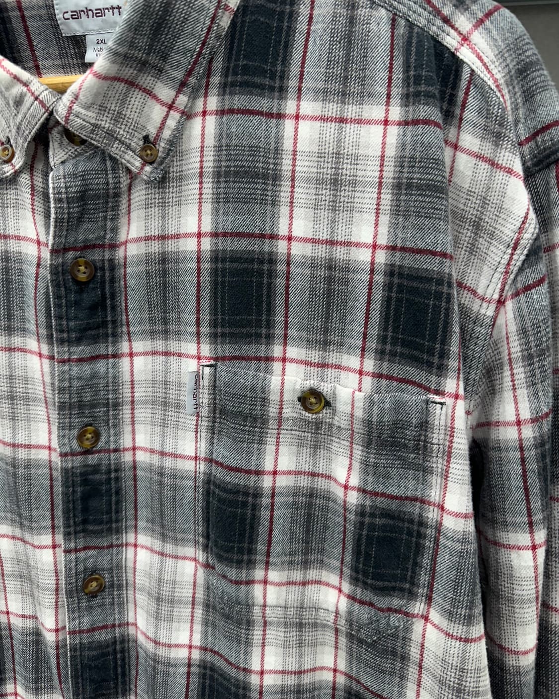 (2XL)칼하트 헤비울 체크셔츠-M1760 상품이미지2