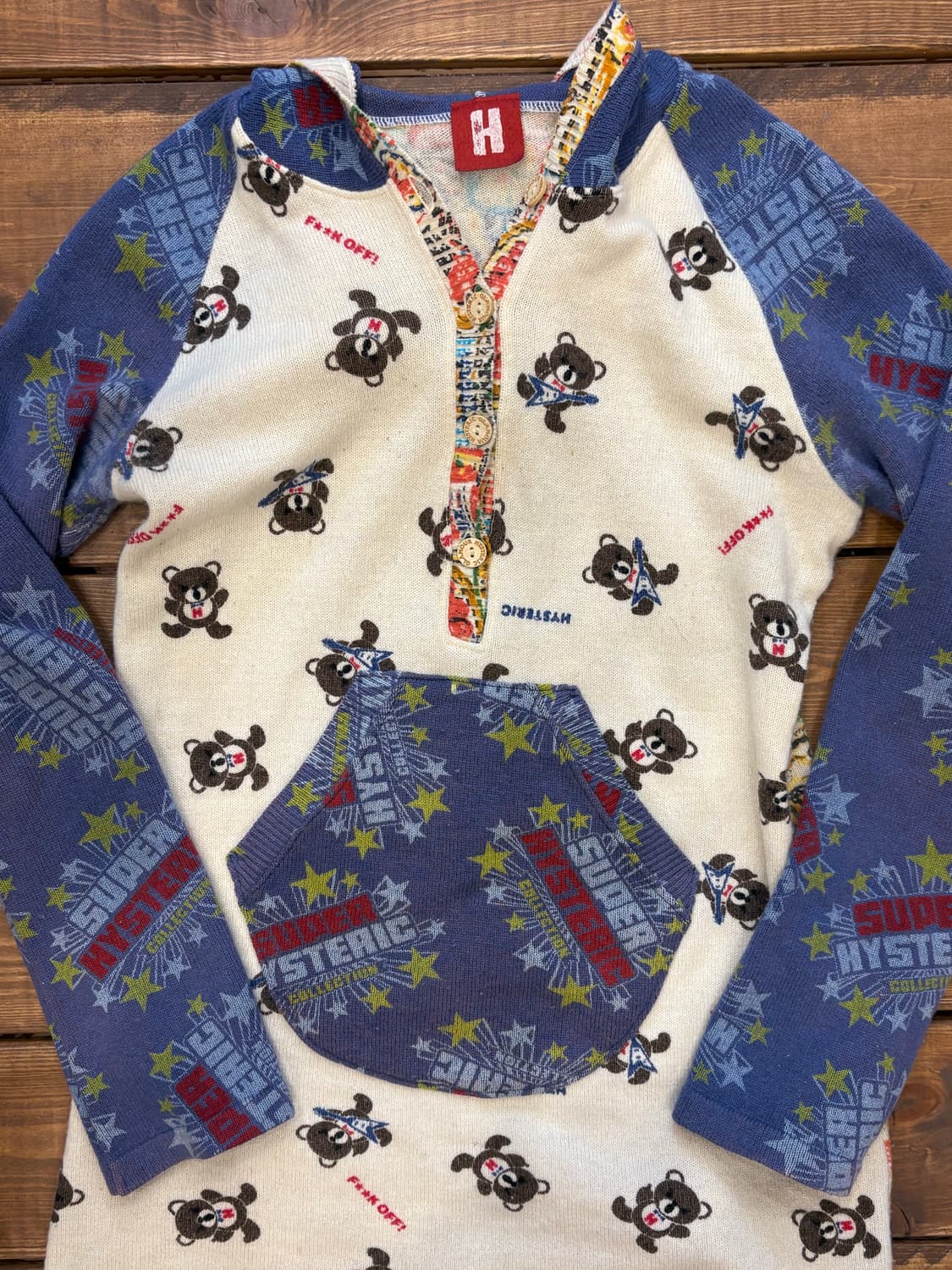 히스테릭글래머 퍽베어 기타 니트후드 상품이미지8