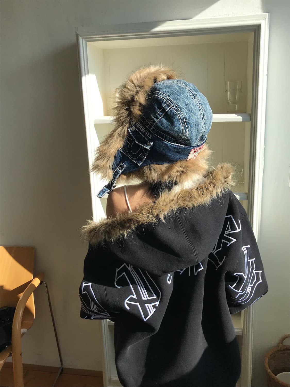 슈프림 x 트루릴리전 고어텍스 데님 트루퍼햇 상품이미지4