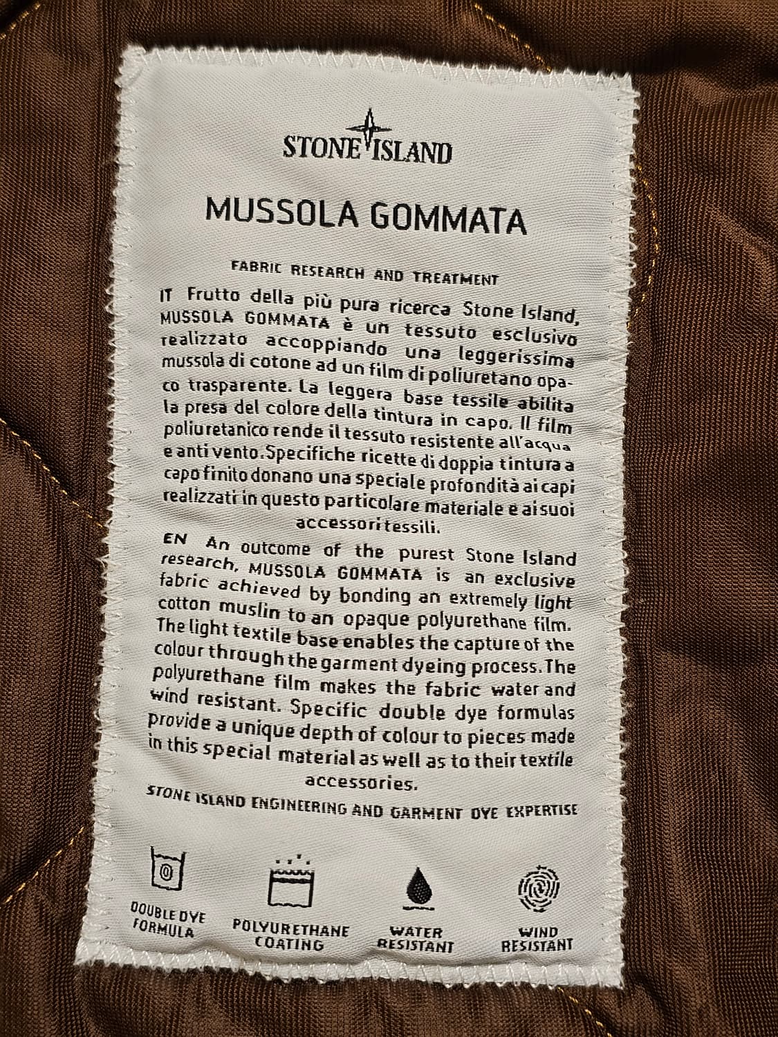 스톤아일랜드 30주년 무솔라고마타 후드 자켓 상품이미지6