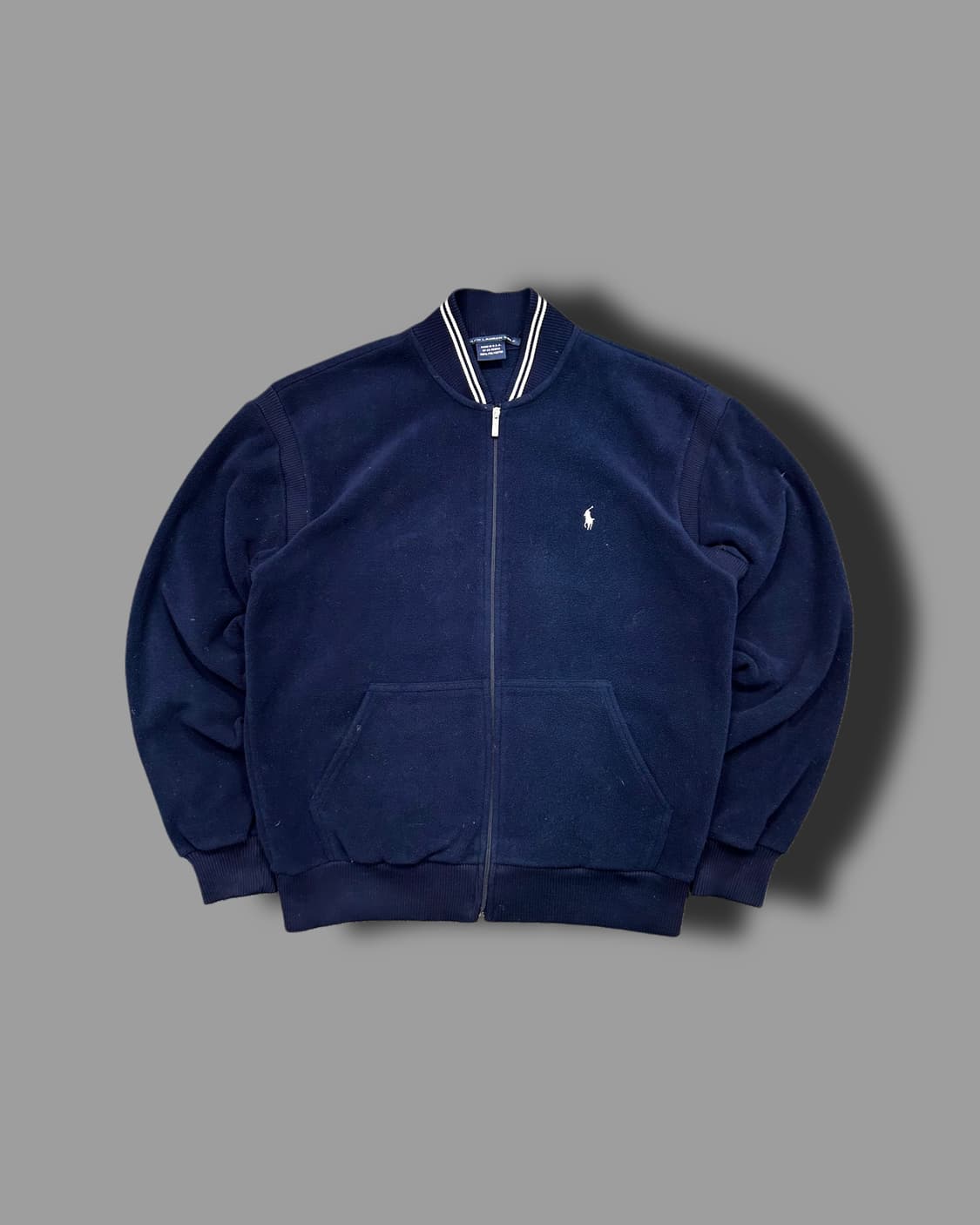 폴로 랄프로렌 골프 네이비 니트 집업 S 상품이미지4