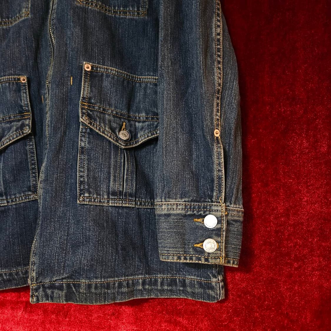 리바이스(Levis) 멀티포켓 집업 하프 데님
자켓 L size 상품이미지5